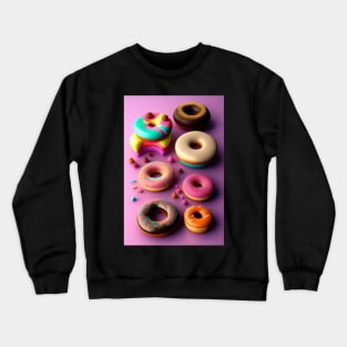 Sprinkles Donut Crewneck Sweatshirt